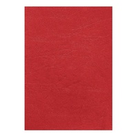 Binding Cover A4 Leathergrain 270gsm Red Pack 100 Meter LGRD2 