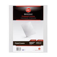 Binding Cover A4 300gsm Clear Frosted Pack 100 BCP300CL100 Polycover GBC Ibico 