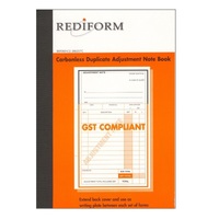 Rediform SRB207C 8x5 Duplicate adjustment note Carbonless 50 pages - pack 5 212x147