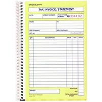Invoice Statement Book A5 #555 Duplicate pack 10 Spirax 40897 50 Duplicate Sets