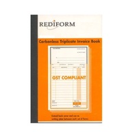 Rediform SRB307L 10x8 Invoice Triplicate carbonless pack 5 books 275x200