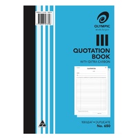 Quotation Books A4 Duplicate 650 Olympic #142809