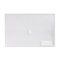 Document Wallet FC Polypick Marbig 2011012 Clear Write-on ID panel Foolscap