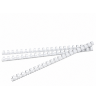 Binding Coil 21 loop Plastic 16mm White Box 100 Rexel 45570 Bind Capacity 120 sheets