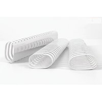 Binding Coil 21 loop Plastic 50mm box 50 White Rexel 45610 Bind Capacity 450 sheets