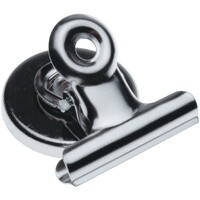 Letter Clip Esselte Magnetic Round. The clip is 32mm wide and the round bit is about 30mm #31784