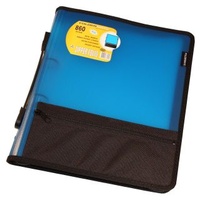 Compendium Zipper Folio A4 Foldermate BLUE 860 - each 