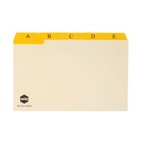 8x5 A-Z + 1-31 dividers Card box Manilla Marbig 40068 - set 30 