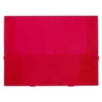 Document File Avery 25mm Red Translucent 47709