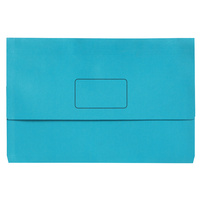Document Wallet A3 Slimpick Marbig 4005501 Marine Blue Large