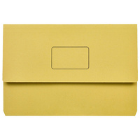 Document Wallet FC Marbig Slimpick Yellow Singles 4004005