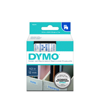 Dymo Label Tape D1 12x7m Blue on White SD45014