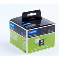 LabelWriter 36x89mm CLEAR Dymo  1 roll #S0722410 Large Address 99013 260 Labels Plastic clear