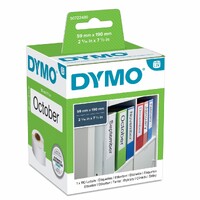 Dymo LabelWriter SD99019 Lever Arch Binder 59x190mm White Box 110 #S0722480