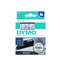 Dymo Label Tape D1  9x7m Blue on White Tape SD40914