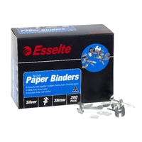 Paper Binders steel 38mm 646 box 200  Split pin fasteners Esselte 0006462