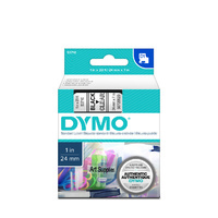 Dymo Label Tape D1 24x7m Black On Clear SD53710