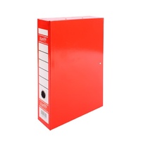 Box File FC 70mm Bantex Lockspring 1417-09 Red