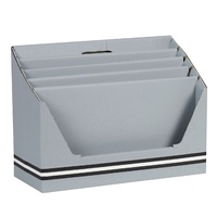ORGANISER 5 Shelf Grey Marbig 80018 - each 