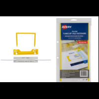 Tubeclip Avery  box 10 Yellow 44005Y 3 piece file fastener