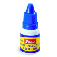 stamper Ink for self-inking 10ml Bottle Blue SO63 Shiny 