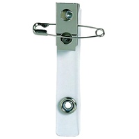 Card Holder Strap Clip and Pin Pack 10 Rexel 98115 ALLIGATOR
