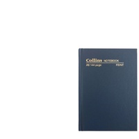Notebook A6 144 Page Feint 05400 Casebound Notebooks Blue Collins 