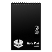 Notebook 200x127mm 100 page Pack 20 P563 Spirax Top Opening Polyprop 