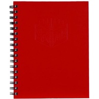 Notebook 225x175mm Hardcover 100 Leaf Red Pack 5 Spirax 511 56511R