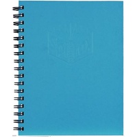Notebook 225x175mm Hardcover 100 Leaf Blue Pack 5 Spirax 511