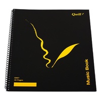 Music book spiral bound Q567 30 Pages pack 10 Quill 10567 297x248mm