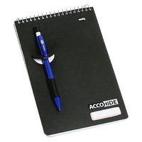 Notebook 200x127 200 Page Top Spiral 17183 Black - pack 5 dead