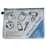 Handy Pouch A4 Zippered C641A4 Colby Blue 275x350mm