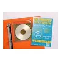 CD Pocket Self Adhesive With Flap Cumberland OMCDSA Pack of 5 Limited stock in Vic only