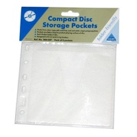 Pocket Colby 288CDP Compact Disk Storage Fabric Lined Pack 5 