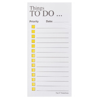 Post it Note  Things to Do PT06 P 70x148mm 1x 100 sheet pad 3M Melbourne Brisbane only