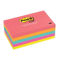 Post it Note  76x127mm 635-5AN pack 5 LINED Cape Town 3m #70007062642