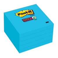 Post It Note  76x 76 654-5SSBE cube Blue notes pads Recycled 70005263523