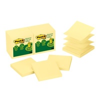 Post it Note POP UP 76x76 x12 R330RP-12YW Recycled Yellow Canary #XP006002412