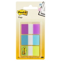 Flags Post it 680-PBG Flags 20x purple Blue green 25mm 60 3M flags Only stocked in Melbourne