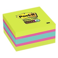Post it Note 76x76mm 2027-SSGFA BRIGHT GREEN, PINK AND GREEN