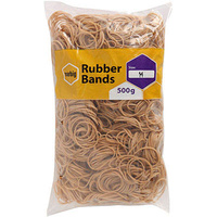 Rubber Bands # 14 bag 500gram Marbig 