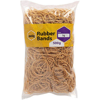 Rubber Bands # 18 bag 500gram Marbig 94518500