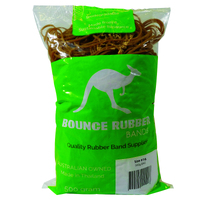 Rubber Bands # 16 bag 500gram Bounce or Belgrave RETBAND016N
