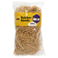 Rubber Bands # 19 bag 500gram Marbig