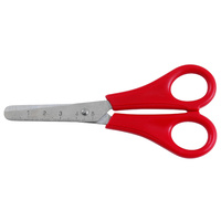 Scissors 133mm Blunt Nose School Red for safety Celco 0213650