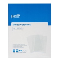 Sheet Protector A4  50 Micron box 100 Bantex 2026 normally stocked Victoria only