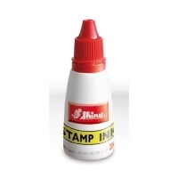 Ink for self-inking stamper 28ml Red S62 bottle Shiny and stamp pads