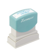 Stamp Pre-inked APPROVED FOR PAYMENT Blue Xstamper 1025