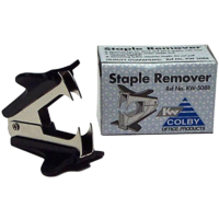 Staple Remover Claw Type Colby KWtrio 508B Suitable for removing No.10, 26/6, 24/6 and 23 gauge staples.